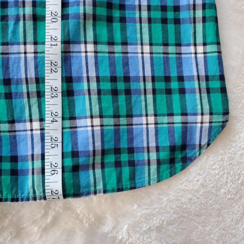 Talbots Classic Cotton Shirt - Singing Plaid XL - Picture 6 of 11